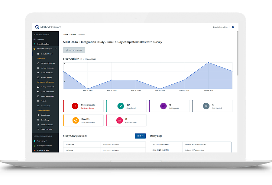 Q Method Software screenshot